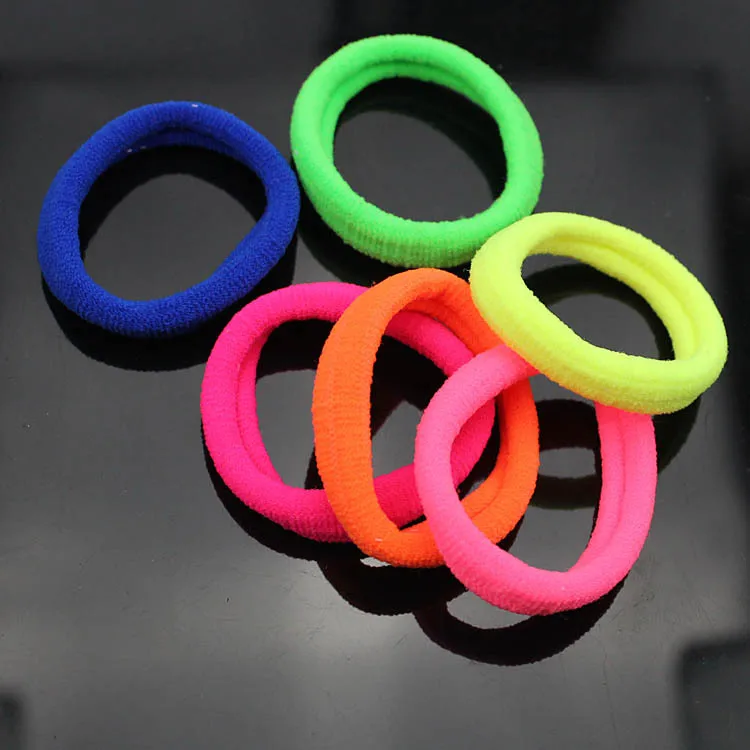

1PC Candy Color Hair Holder High Quality Rubber Band Elastic Hair Bands Girl Tie Gum for hair accessories women