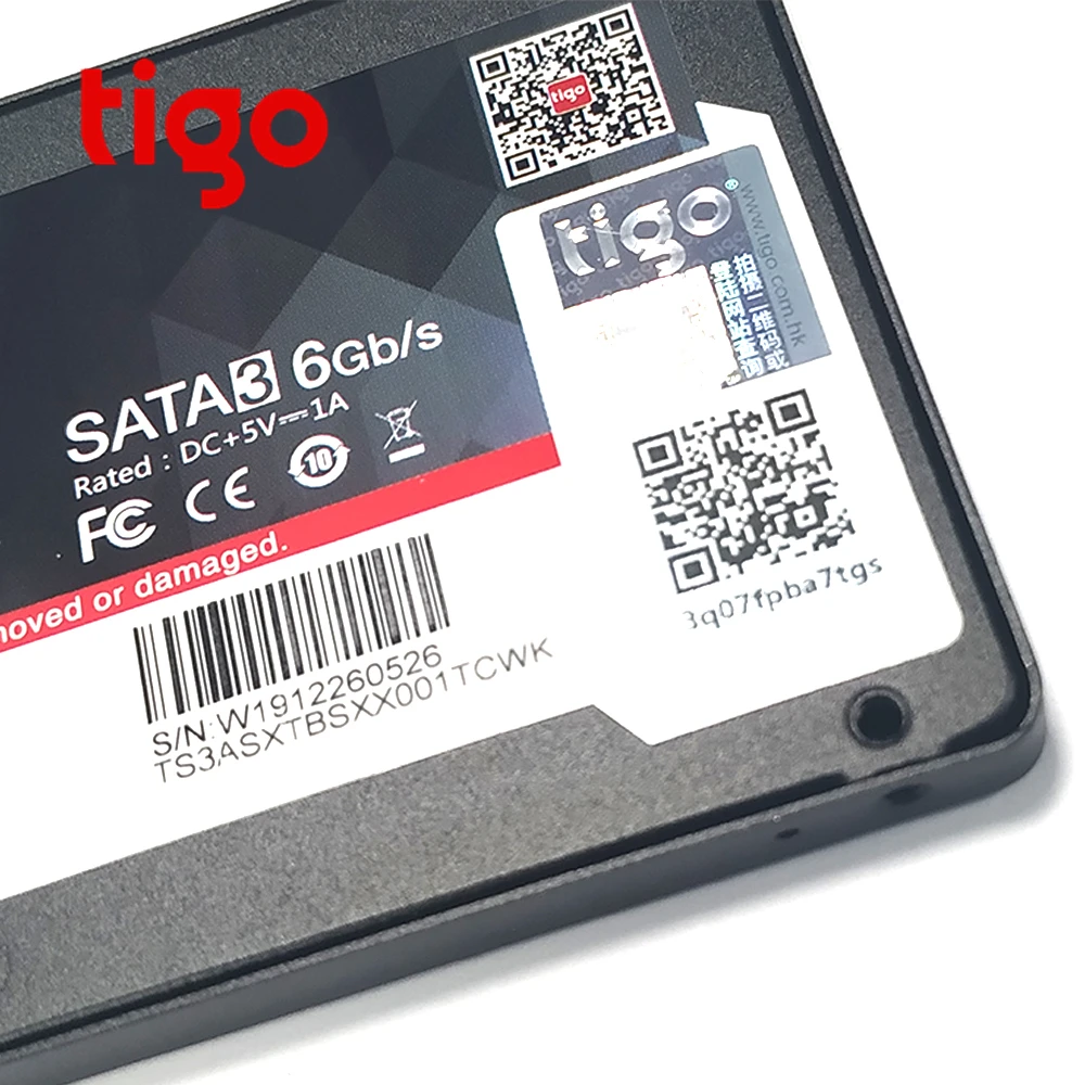 Tigo SSD 1 ТБ HDD 2,5 дюймов SATA 1024GB большой объем Внутренний твердотельный накопитель 6 ГБ/сек. для настольных ПК S320 SATAIII