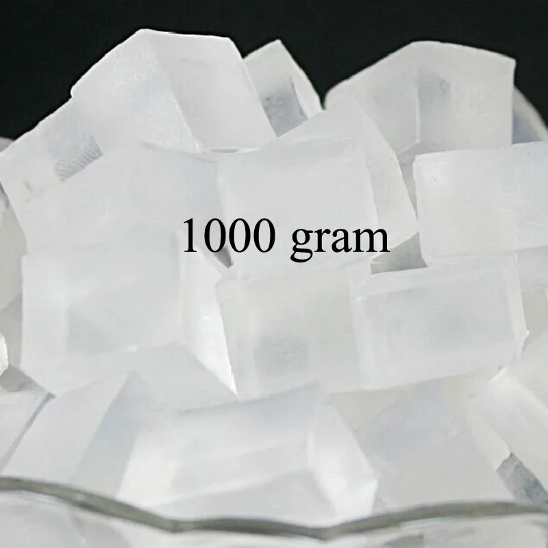 1000 gram Прозрачная мыльная основа DIY ручной работы мыло сырье - Цвет: 1000 gram