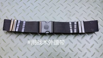 

07 military men tactical belt canvas outer belt Outdoor field equipment waist belt BK/SAND
