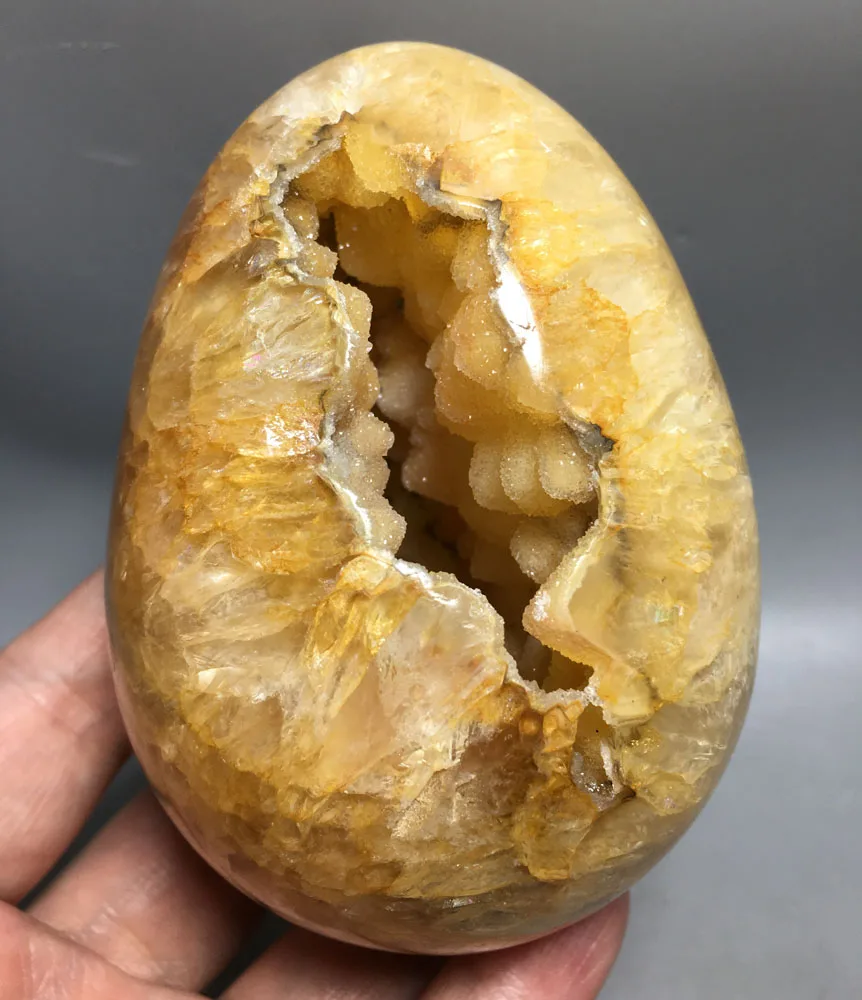 

524g Agate egg! Natural high quality CARNELIAN CRYSTAL fengshui healing