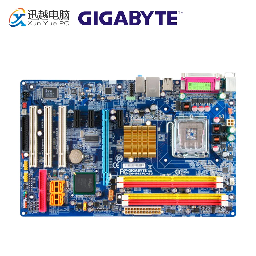 

Gigabyte GA-945PL-S3 Desktop Motherboard 945PL-S3 945PL LGA 775 DDR2 2G SATA2.0 ATX
