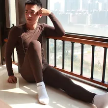 Будет WJ Мужское нижнее белье мужской костюм из бамбукового волокна модал осенняя одежда