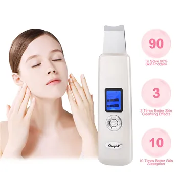 

Ultrasonic Facial Cleansing Scrubber Dead Skin Remover Negative Positive Ion Skin Cleaner Face Deep Cleaning Beauty Instrument 0
