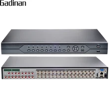 GADINAN AHD-NH 1080N 32CH AHD DVR 5 в 1 Гибридный DVR PTZ RS485 и RS 232 облако Поддержка 3g Wi-Fi CMS ONVIF 2HDD Порты и разъёмы Max 6 ТБ/Per