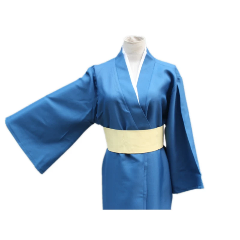 Аниме косплей для кацура Котаро Gin Tama с гэта длинное платье кимоно и парики Vestidos
