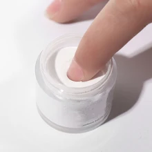 Одноцветная белая прозрачная акриловая пудра для ногтей, 11 цветов, хромированная пудра для ногтей, FA-46 пудра для ногтей, пигмент для дизайна ногтей G3