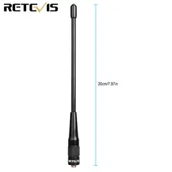 Retevis RHD-701 двухдиапазонный VHF/UHF Антенна для Yaesu BAOFENG UV-5R BF-888S RETEVIS H777 RT5 RT6 RT5R Ham Радио C9045A