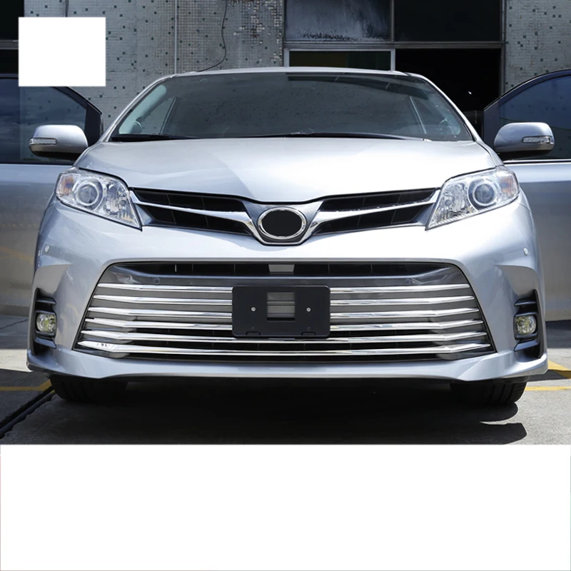 Lsrtw2017 перламутровая хромированная Автомобильная решетка для toyota sienna 2018 2019