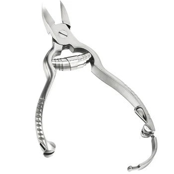 

1pcs Stainless Steel Thick Hard Toe Nail Clippers Plier Heavy Duty Pedicure Tools Gourd Shape Cuticle Scissor