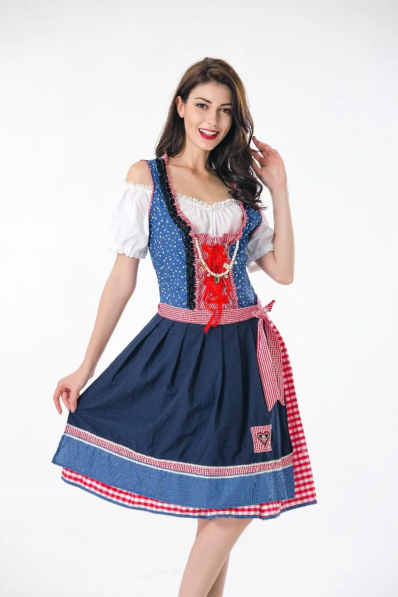 2018 модный костюм Октоберфест немецкий баварский нарядный Dirndl Lederhosen горничной