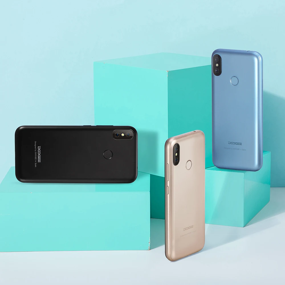 DOOGEE X70 Smartphone cara desbloquear 5,5 ''-primera 19:9 MTK6580 Quad Core 2 GB RAM 16 GB ROM Cámara Dual 8.0MP Android 8,1 de 4000 Mah