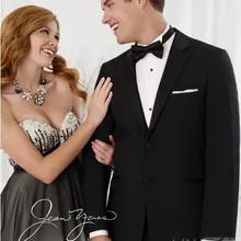 Костюм жениха Черный смокинг жениха облегающий Жених одежда на заказ Свадебные/деловые костюмы для мужчин, мужские свадебные костюмы для жениха