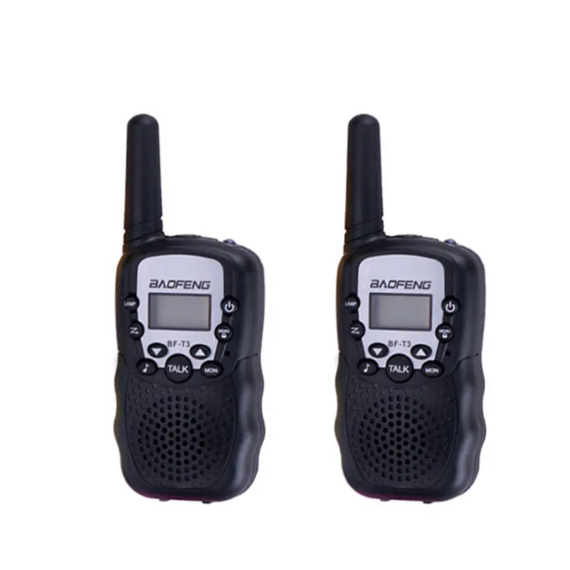 2 шт. детское мини-дети UHF Walkie Talkie переговорные BF-T3 Baofeng двухстороннее радио ФИО Comunicador T3 удобно рации КВ трансивер