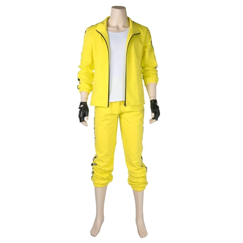  For Game PUBG Winner Cosplay Coat Yellow Print Jacket New Pants Sets Cosplay Costumes