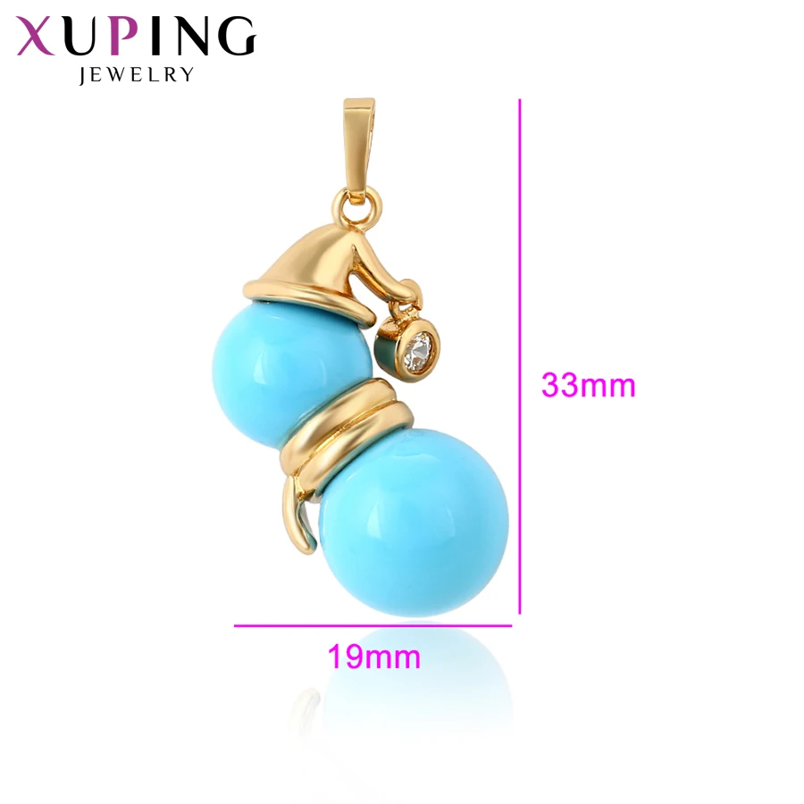 11 Xuping Snowma Pendantl ожерелье с имитацией жемчуга модное ювелирное изделие милый