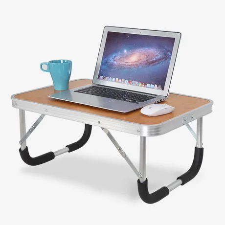 

Computer Desk office home bed Furniture aluminum folding table for laptop notebook desk soporte notebook portable 60*40*30cm