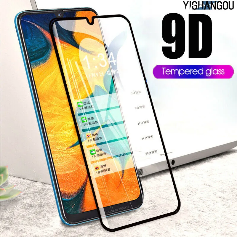 

9D Screen Protect Glass Case For Samsung A10 A20 A30 A40 A50 A70 M10 M20 M30 A9S A8S A6S A6 A7 A8 A9 S9 Plus J4 J6 Prime J8 2018