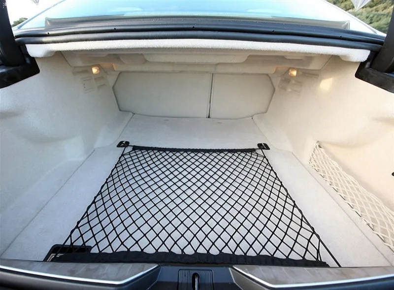 Автомобильный эластичный из нейлона для кузова автомобиля грузовой багажник сетка для хранения для DS DS4S DS5 DS5LS DS6 DS7 аксессуары автостайлинг - Название цвета: Черный
