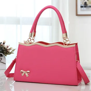 

stacy bag hot sale women PU Leather handbag female fashionable tote girl candy color top-handles messenger bag cross-body bags