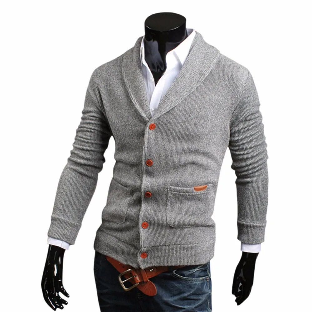 Lisli Slim Fit Shawl Collar Cardigan Sweater Of Contrast