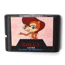 Sally Acorn In Sonic The Hedgehog 1 16 bit MD игровая карта для sega Mega Drive для Genesis