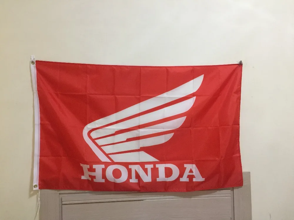 HonDA Гоночный флаг, 90X150 см размер, полиэстер