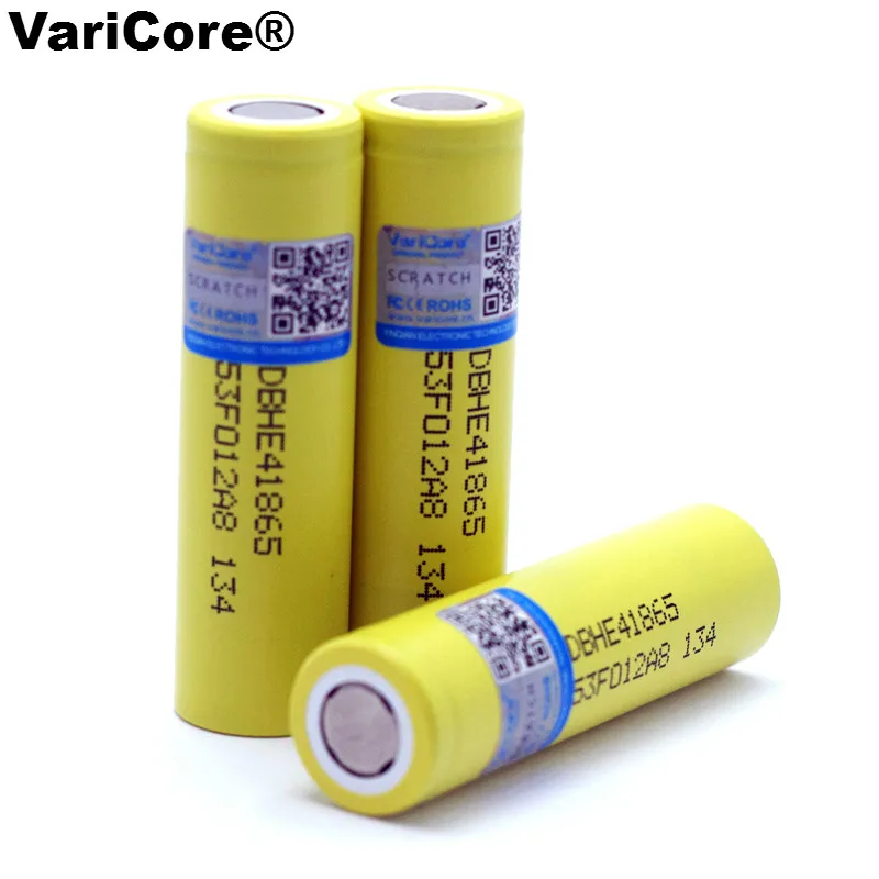 

2pcs/lot New Original 18650 3.6V 2500mAh Li-lon Rechargeable Battery HE4 Max 20A 35A discharge batteries+ Free shipping