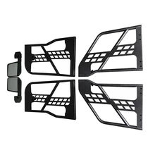 Полутрубчатые двери с боковыми зеркалами для jeep wrangler JL 4 двери