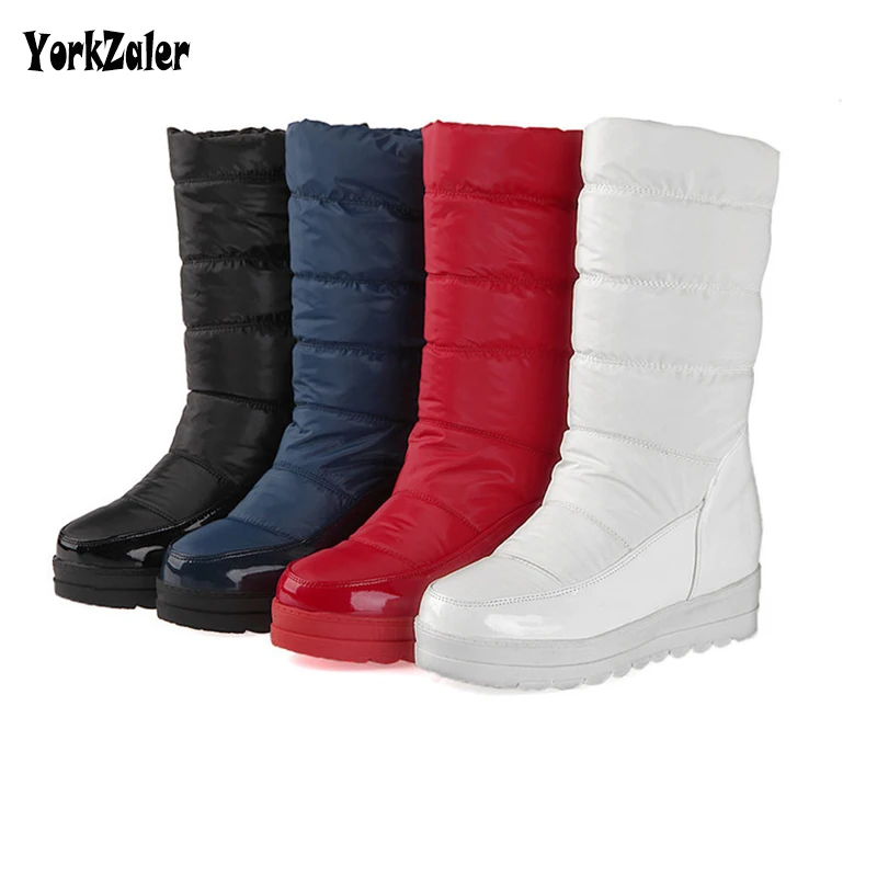 Yorkzaler зимние детские сапоги водонепроницаемые новая мода 2018 года до колена