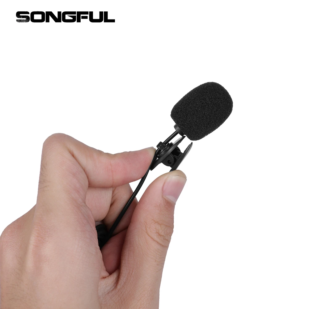 

3.5mm AUX Mini Lavalier Microphone Hands Free Clip On Mic Studio Speech Lapel Recording Pen Guide For IOS Android Mobile Phone