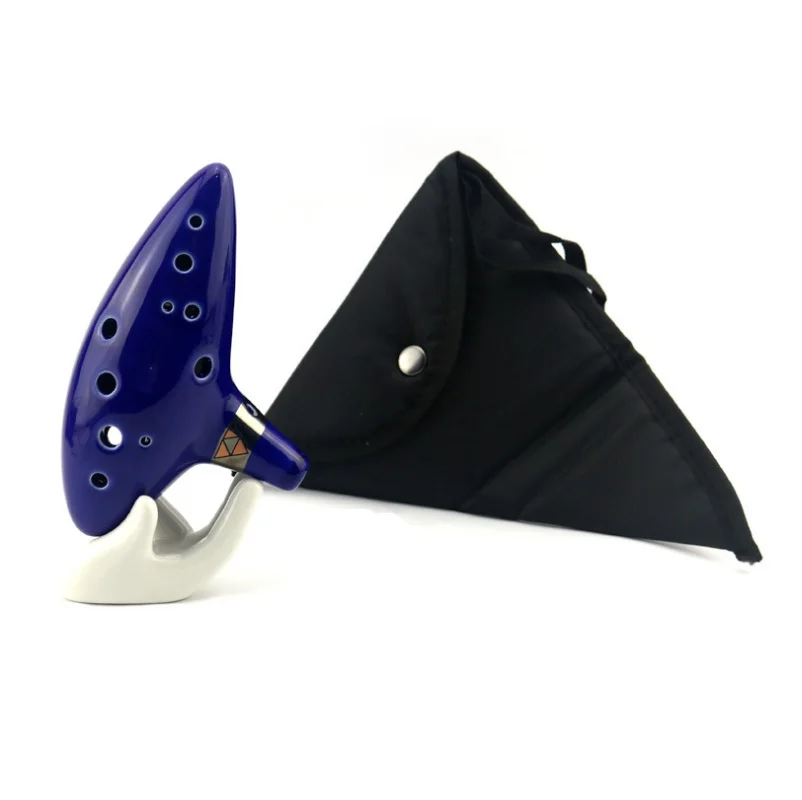 Водопроводные краны Ocarina Legend of Zelda Alto C с 12 отверстиями синие керамические Orcarina