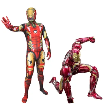 

Adult kid Superhero Iron Man Marvel The Avengers Role Playing Cosplay Zentai Halloween Carnival Costumes Jumpsuit Fancy Dress