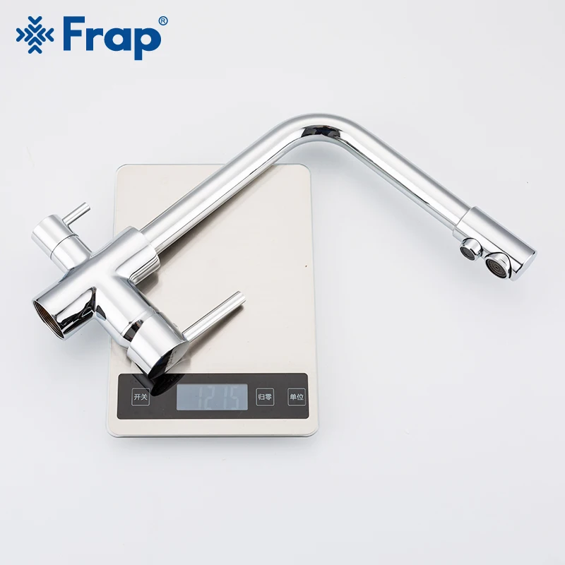  Frap Kitchen Faucets Deck Mounted Mixer Tap 360 Rotation with Water Purification Features Mixer Tap - 33017396954