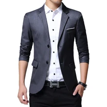 ZIOLOMA,, брендовый Мужской Блейзер, приталенный, Повседневный, пиджак, на двух пуговицах, однотонный, деловой, официальный, для вечеринки, отдельный пиджак