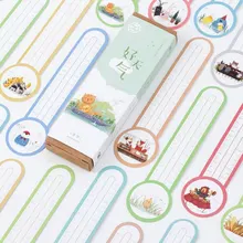 30 шт./кор. мультфильм весы бумага book Книга Держатель сообщения карты кавайные канцелярские школьные принадлежности papelaria подарки для детей