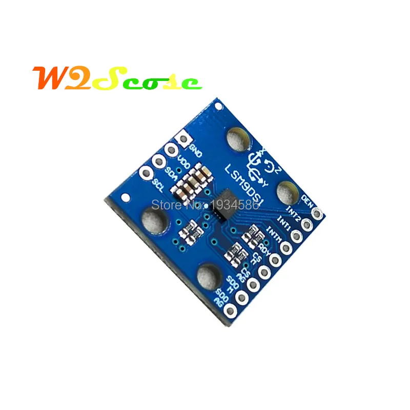 100 шт. LSM9DS1 SPI I2C серийный 9 DOF IMU коммутационная Сенсор заменить LSM9DS0 3 осевой