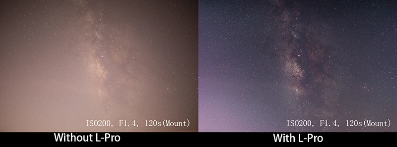 OPTOLONG EOS-FF L-Pro Астрономия Свет Фильтр загрязнения ForWild филированные изображения
