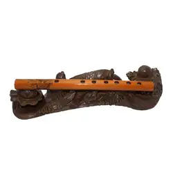 Бамбуковые флейты музыкальных инструментов 24 см коричневый экономические прочный китайский высоких начинающих музыка Профессиональный