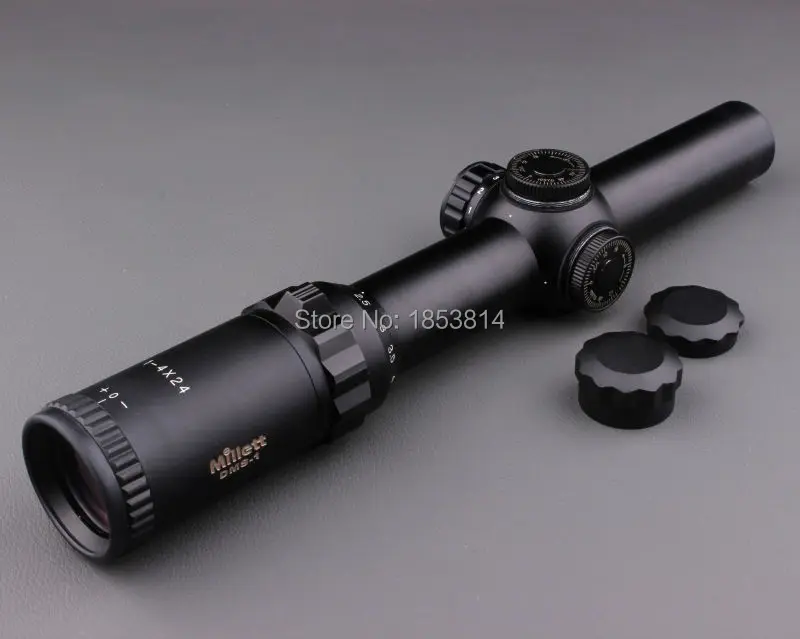Millett 1 4x24 с подсветкой Dot 30mm трубка прицел для охоты Бесплатная доставка Ak 47 553