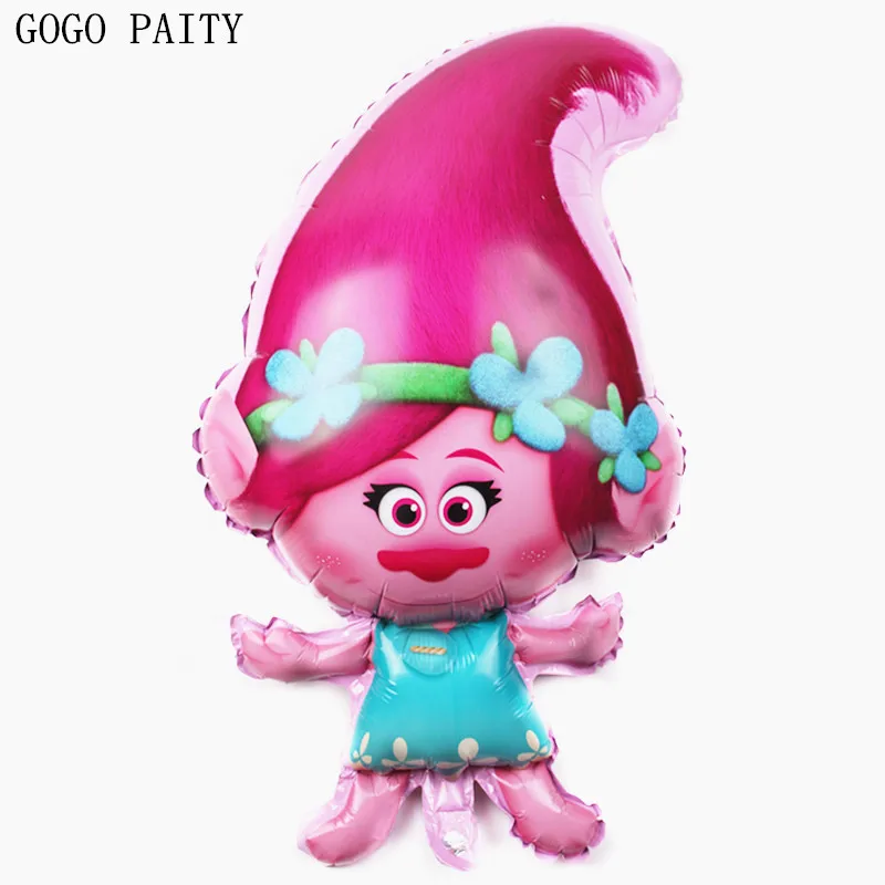 GOGO PAITY,, новинка, праздничные вечерние алюминиевые воздушные шары с троллем, декоративные детские игрушки