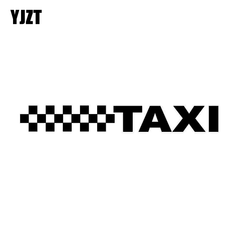 YJZT 16*2 2 см такси забавная Новинка наклейка на окно черный/серебристый цвет|car window