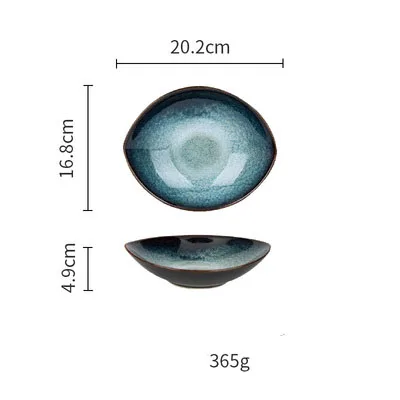KINGLANG керамическая посуда миска ложка рисовая миска домашнее блюдо суп лапша миска тарелка - Цвет: bowl