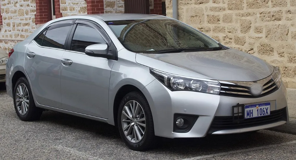 Для Toyota E170 Corolla(Австралия) ALTS FS Высокое качество 25 шт. ABS хромированная отделка Аксессуары покрытием