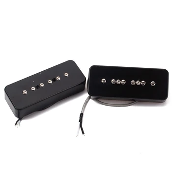 

2Pcs Professional Black Soap Bar Humbucker Pickup 50/52mm Pole for P90