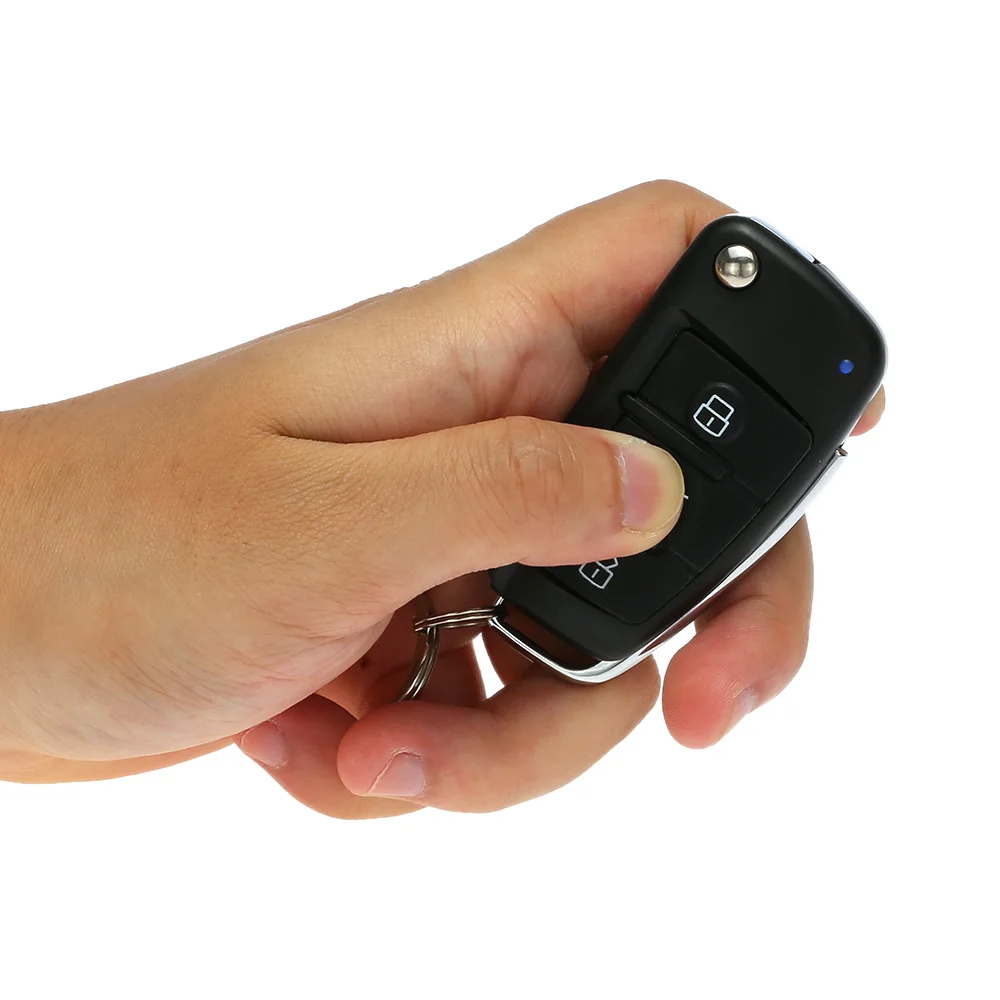 Auto Car Alarm Keychain Remote Control Central Locking Door kit Keyless Entry System with Start Stop Button for Audi 