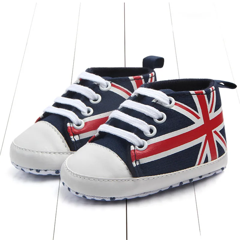 Nuevo lienzo Bebé Deporte Zapatos recién nacido niños niñas en primer lugar los caminantes Infantil Niño de suela suave Prewalker zapatillas de deporte para 0-18 M Nuevo lienzo Bebé Deporte Zapatos recién nacido niños niñas en primer lugar los caminantes Infantil Niño de suela suave Prewalker zapatillas de deporte para 0-18 M