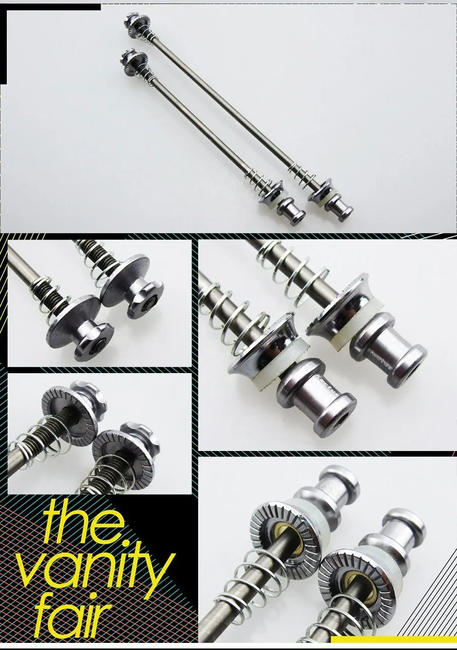 2 bestgia 35g Super Light Titanium Ti axle CNC bicycle Quick Release For Road Mountain Bike Quick-Release Lever Cycling Wheel Hub skewers lever