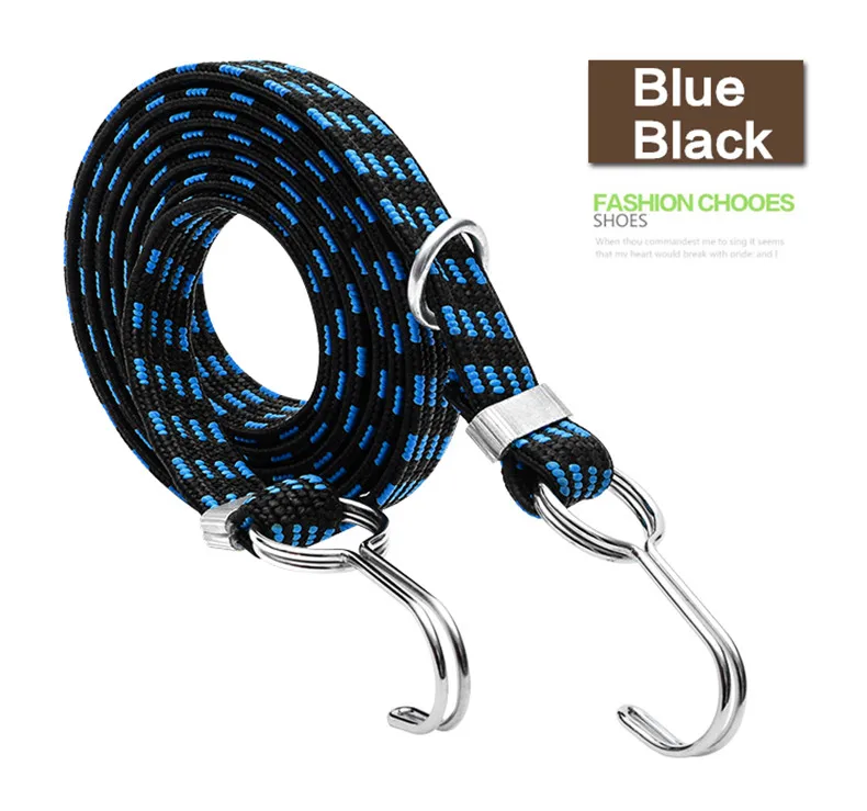 Excellent High-Quality Elastic Rope Motorcycle Bicycle Tied Rope Bandage Baggage Wrapped Belt Wrapped In Binding Luggage Lashing 5 Colors 13