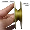 RIJILEI 110*16*1.8 Brazing Diamonds Grinding Disc Thickening Silicon Carbide Grinding Wheel Ceramic Grinding Disc MX38 5